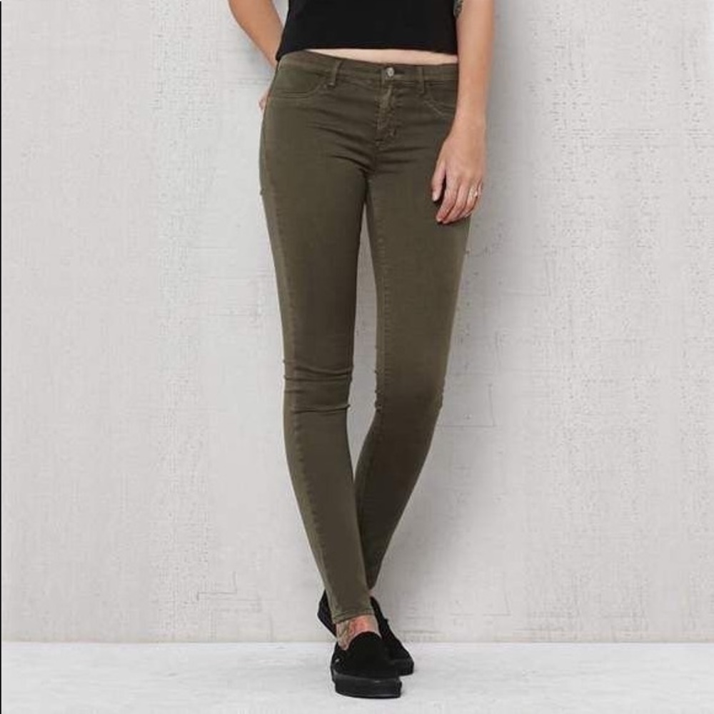 NEW pacsun green jeggings